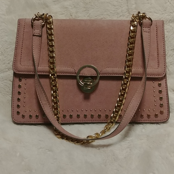 Topshop Handbags - Top Shop Dusty Pink Purse